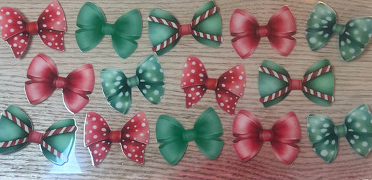 Green and Red bows