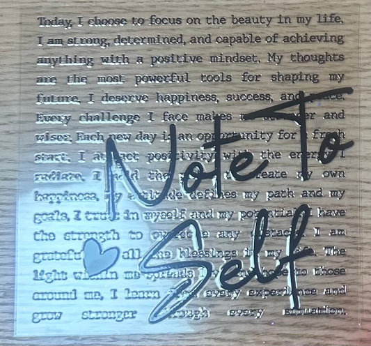Note to Self (Black)