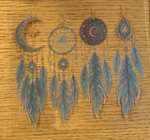 Blue dream catcher