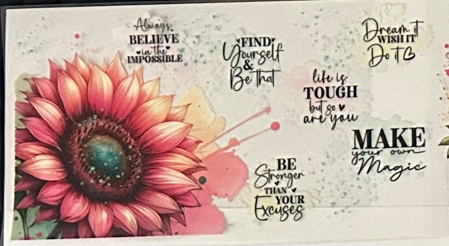 Flower & Affirmations