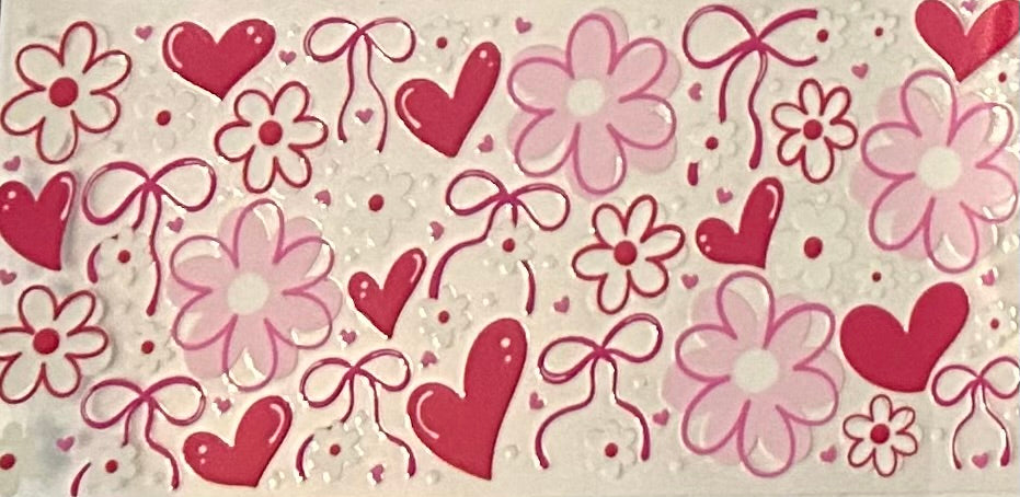 Flowers, Hearts, & Bows