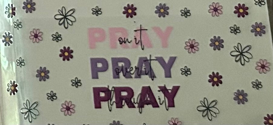Pray on it (purple)