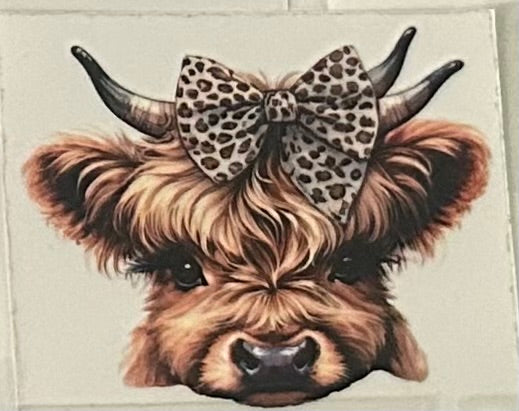 Cute Cow w a bow