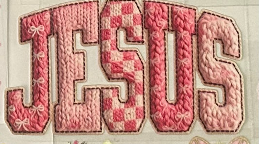 Jesus embroidered